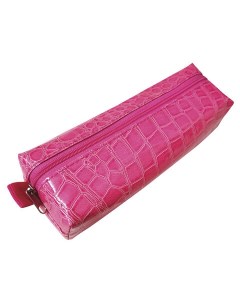 Пенал косметичка крокодиловая кожа 20х6х4 см Ultra pink 270850 Brauberg