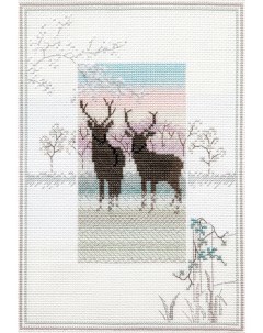 Набор для вышивания Frosty Deer арт MM5 Derwentwater designs