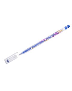 Ручка гелевая Glitter Metal Jell MTJ 500GLS D фиолетовая 1 мм 1 шт Crown