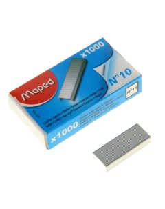 Скобы для степлера 10 Standard 1000 штук Maped