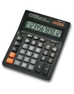Калькулятор настольный SDC 444S 199х153 мм 12 разрядов двойное питание арт 2 Citizen