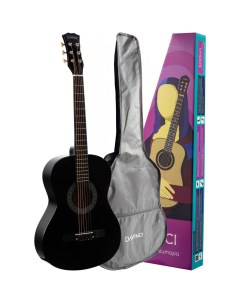 Акустическая гитара с чехлом DF 50A BK bag Davinci