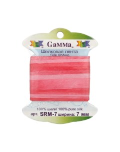 Тесьма декоративная Gamma шелковая цвет M045 арт SRM 7