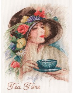 Набор для вышивания Время пить чай по рисунку Х Фишшера арт 06 004 08 Марья искусница