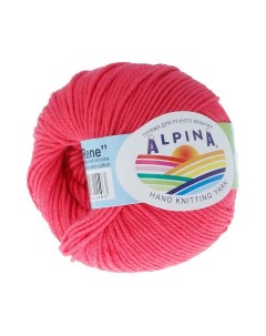 Пряжа RENE 10 шт в упак цвет яр розовый RENE 581 105 м от Alpina