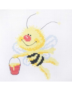 Набор для вышивания Hobby Pro Kids Пчелка 19 19см 501146 Hobby&pro