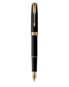 Перьевая ручка Sonnet Matte Black GT 08мм подар уп 1931516 Parker