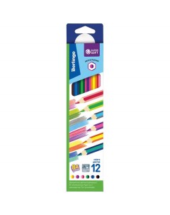 Набор цветных карандашей 12 цв арт 299035 5 наборов Berlingo