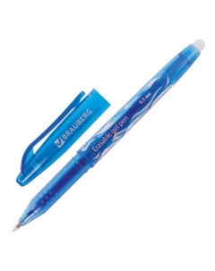 Ручка гелевая синяя 0 5 мм 1 шт Brauberg