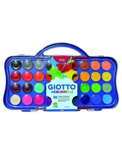 Акварель Colour Blocks Mini сухая в таблетках 36 цв 2 кисти Giotto