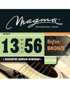 Струны для акустической гитары GA150B80 Magma strings