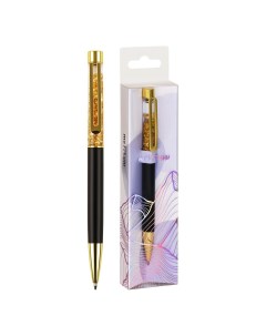 Ручка шариковая Gold sand 346183 синяя 0 5 мм 3 штук Meshu