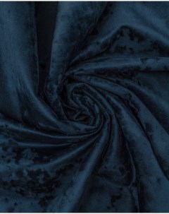 Ткань мебельная Велюр модель Джес цвет темно синий Крокус