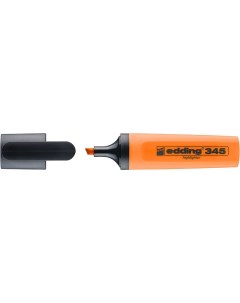 Текстовыделитель заправляемый клиновидный наконечник 2 5 мм Оранжевый E 345 6 Edding