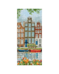 PCE0814 Набор для вышивания Улица Амстердама 32х14 см Anchor