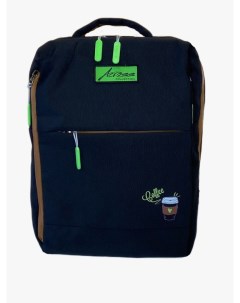 Рюкзак школьный G 6 1 черный зеленый Across