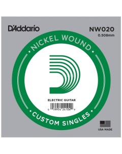 Струна одиночная для электрогитары DAddario NW020 D`addario