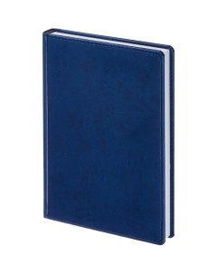 Ежедневник недатированный синий А5 143х210 мм 176 листов Сиам Attache