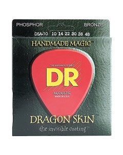 Струны для акустической гитары Dragon Skin DSA 10 Dr string
