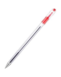Ручка шариковая Option красная 0 5мм штрих код Munhwa