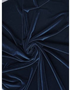Ткань Бархат Стрейч В1 706 2 отрез 200 150см цвет темно синий Ткани, что надо!