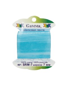 Тесьма декоративная Gamma шелковая цвет M044 арт SRM 7