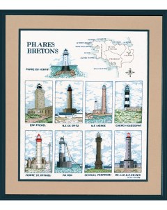 Набор для вышивания PHARES BRETONS Бретонские маяки арт 1190A Le bonheur des dames