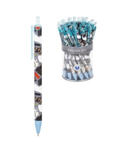 Ручка шариковая автоматическая Chic terrazzo синяя 0 7мм софт тач Greenwich line