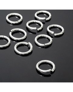 Соединительные кольца из нержавеющей стали 2 0х15 мм набор 10 шт серебро Кнр