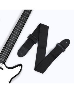 Ремень для гитары черный длина 60 110 см ширина 5 см Music life