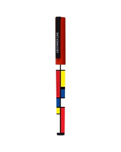 Ручка шариковая Mondrian синяя 0 7мм игольчатый стержень грип софт тач Greenwich line