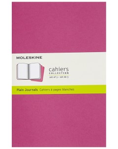 Блокнот Cahier journal Large 40 листов в линейку 13 х 21 см розовый неон Moleskine