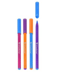Ручка шариковая Triple 0 7мм синий цвет чернил масляная основа трехгранная Schoolformat