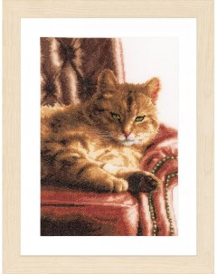 Набор для вышивания Отдыхающий кот PN 0021762 Lanarte