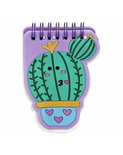Блокнот Cactus B7 фиолетовый 30 листов Fun