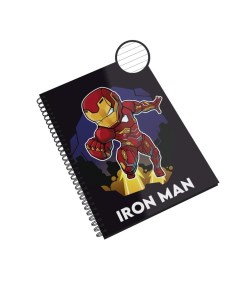 Блокнот Iron man Железный человек NP MVIM6 A5 3 A5 48л в линейку Каждому своё