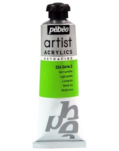 Краска художественная Artist Acrylics Extra Fine акрил 2 37 мл зеленый светлый Pebeo