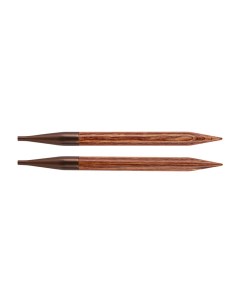 Спицы для вязания съемные укороченные деревянные Ginger 8мм арт 31232 Knit pro