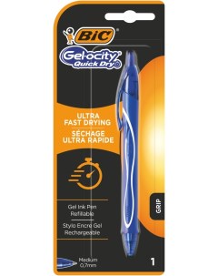 Ручка гелевая Gel Ocity Quick Dry 964765 синяя 0 7 мм 1 шт Bic