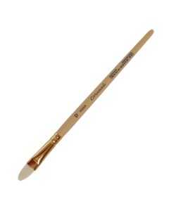 Кисть Щетина овальная Roubloff Сочиняй 12 длина волоса 14 мм короткая ручка матовая Nobrand