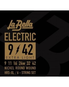 Струны для электрогитары HRS XL Extra Light La bella