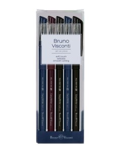 Набор ручек шариковых EasyWrite Original 20 0048 5 синие 0 5 мм 5 шт Bruno visconti
