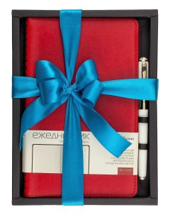 Набор подарочный Milano Красный ежедневник и ручка Арт 3 415 06 2 Bruno visconti