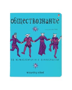 Тетрадь предметная Wizardry school обществознание 48 листов 1 шт Альт