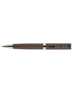 Шариковая ручка автоматическая Milano синяя 1 0 мм коричневый корпус Альт