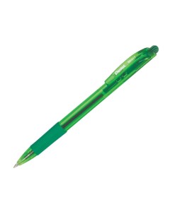 Ручка шариковая автоматическая FineLine рез манж 0 7мм зелен BK417 D Pentel