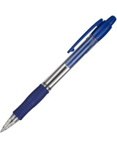 Ручка шариковая BPGP 10R F авт резин манжет синяя 0 22мм Япония 3шт Pilot