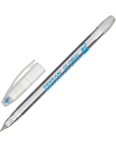 Ручка шариковая GLOBAL 21 синяя 0 5мм 2221 10шт Pensan