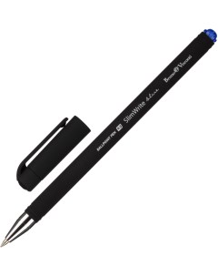 Ручка шариковая неавтоматическая SlimWrite BLACK 0 5мм синяя 20 0009 4шт Bruno visconti