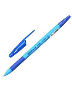 Ручка шариковая R 301 Neon Stick Grip 0 7 цвет чернил синий 8шт Erich krause